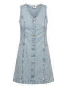 Vianna Vest Dress Light Indigo - Flat Finish Lyhyt Mekko Blue Levi's®