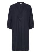 Rel Linen Dress Lyhyt Mekko Navy GANT