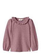 Nmfdarla Ls Slim Top Lil Tops Blouses & Tunics Pink Lil'Atelier