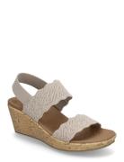 Women Beverlee Timeless Touch Kiilakorkokengät Grey Skechers