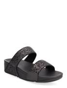 Lulu Glitter Slides Matalapohjaiset Sandaalit Black FitFlop