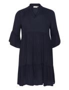 Kcmariana Ami Dress Lyhyt Mekko Navy Kaffe Curve