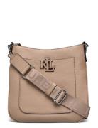 Pebbled Leather Large Cameryn Crossbody Bags Crossbody Bags Beige Laur...