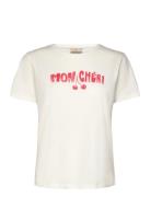 Fqfenjal-Tee Tops T-shirts & Tops Short-sleeved White FREE/QUENT