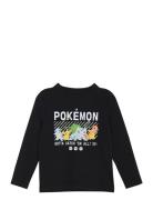 T-Shirt Ls Tops T-shirts Long-sleeved T-shirts Black Minymo