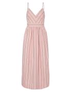 Yasmivu Strap Long Dress S. Polvipituinen Mekko Pink YAS