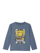 T-Shirt Ls Tops T-shirts Long-sleeved T-shirts Navy Minymo