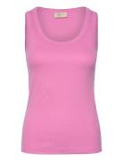 Fqhi-Top Tops T-shirts & Tops Sleeveless Pink FREE/QUENT