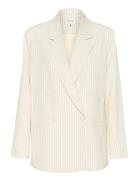 Gzjoelle Blazer Blazers Double Breasted Blazers Cream Gestuz