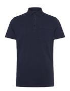 Brescia Polo M Tops Polos Short-sleeved Navy SNOOT
