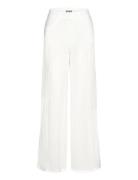 Loose Crinkle Trousers Bottoms Trousers Wide Leg White Weekday