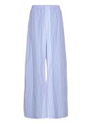 Low Loose Cotton Trousers Bottoms Trousers Wide Leg Blue Weekday