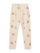 Marie Printed Leggings Bottoms Leggings Beige Liewood