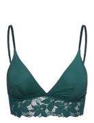Lana Bralette Lingerie Bras & Tops Soft Bras Bralette Green Hunkemölle...
