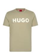 Dulivio Designers T-shirts Short-sleeved Khaki Green HUGO