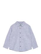 Shirt Tops Shirts Long-sleeved Shirts Blue United Colors Of Benetton