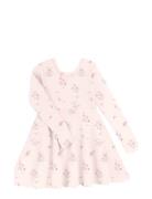 Classic Print Rib Dress Dresses & Skirts Dresses Casual Dresses Long-s...