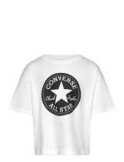 Kt-S/S Knit Top Sport T-shirts Short-sleeved White Converse