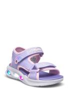 Girls Sola Glow Sandal Shoes Summer Shoes Sandals Purple Skechers