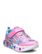 Girls Infinite Heart Lights Matalavartiset Sneakerit Tennarit Pink Ske...