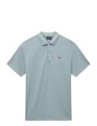 Ealis Ss Sum Tops Polos Short-sleeved Green Napapijri