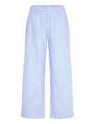 Jessie Trousers Bottoms Trousers Wide Leg Blue Stylein