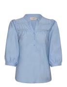 Blouse From Freequent In A Light Material With A Fine Hole Pattern On ...