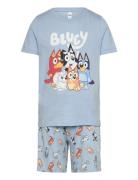 Pyjama Tee Shorts Bluey Pyjamasetti Pyjama Multi/patterned Lindex