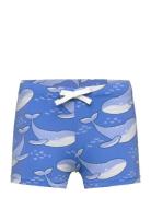 Swimtrunk Aop Uimashortsit Blue Lindex