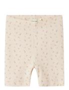 Nmfgago Slim Biker Shorts Lil Bottoms Shorts Cream Lil'Atelier