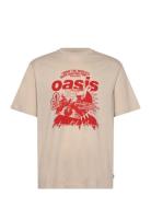 Onsoasis Ss Rlx Tee Tops T-shirts Short-sleeved Beige ONLY & SONS