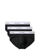 Hip Brief 3Pk Y-sepalus Briefs Alushousut Black Calvin Klein