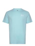 Ua M Sportstyle Lc Ss Sport T-shirts Short-sleeved Blue Under Armour