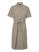 Waimea Dress W Lyhyt Mekko Khaki Green Jack Wolfskin