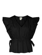 Yasulea Sl Top Tops Blouses Sleeveless Black YAS