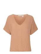 Byummi Tshirt - Tops T-shirts & Tops Short-sleeved Beige B.young