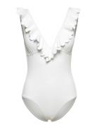 Justine Swimsuit Uimapuku Uima-asut White Malina
