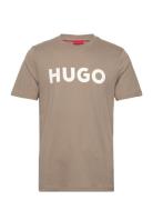 Dulivio Designers T-shirts Short-sleeved Beige HUGO