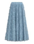 Yaspazylla Hmw Maxi Skirt - Show Maksimekko Juhlamekko Blue YAS