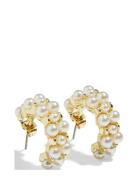 Fpkikkai Hoop Earrings Plated Accessories Jewellery Earrings Hoops Gol...