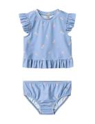 Swim Set 2-Piece Alma Bikinit Blue Wheat
