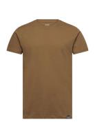 Organic Thor Tee Tops T-shirts Short-sleeved Brown Mads Nørgaard