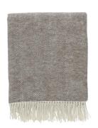 Plaid 130X170 Stillness Taupe Home Textiles Cushions & Blankets Blanke...