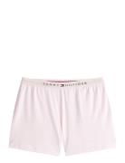 Ss Jersey Short Set Pyjama Pink Tommy Hilfiger