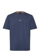 Tchup Tops T-shirts Short-sleeved Navy BOSS