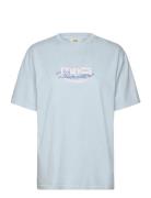 Cotton Jersey Dassel Tee Tops T-shirts & Tops Short-sleeved Blue Mads ...