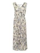 Kavicki Dress Polvipituinen Mekko Grey Kaffe