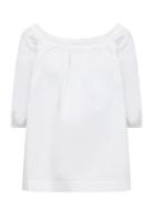 Sc-Rachelle Tops Blouses Long-sleeved White Soyaconcept