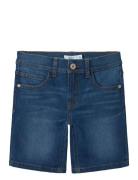 Nkmsilas Slim L Dnm Shorts 3339-Is Tb Bottoms Shorts Blue Name It