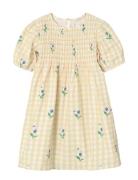 Agnes Flower Ss Dress Dresses & Skirts Dresses Casual Dresses Short-sl...